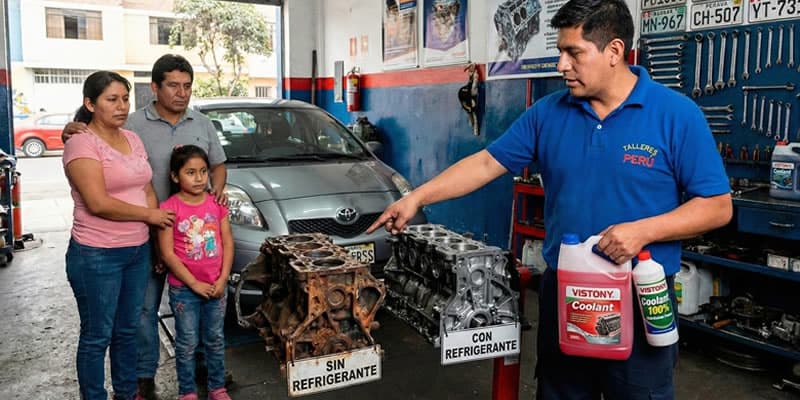 importancia del refrigerante para un automóvil