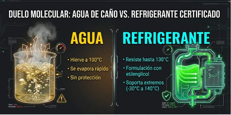agua vs refrigerantes