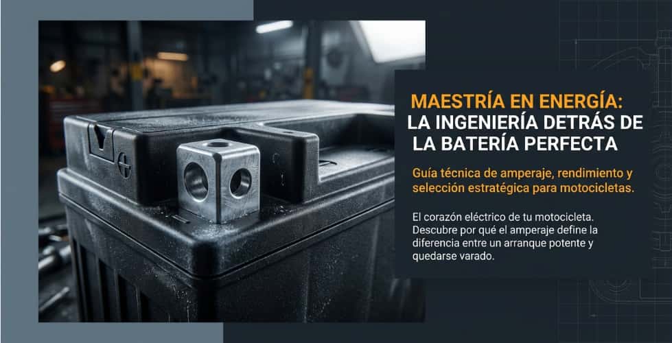 guía amperaje y rendimietno de baterias para motos