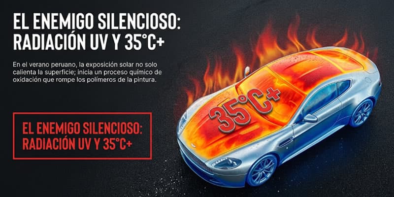 enemigo silencioso para la pintura de tu auto los rayos UV del sol