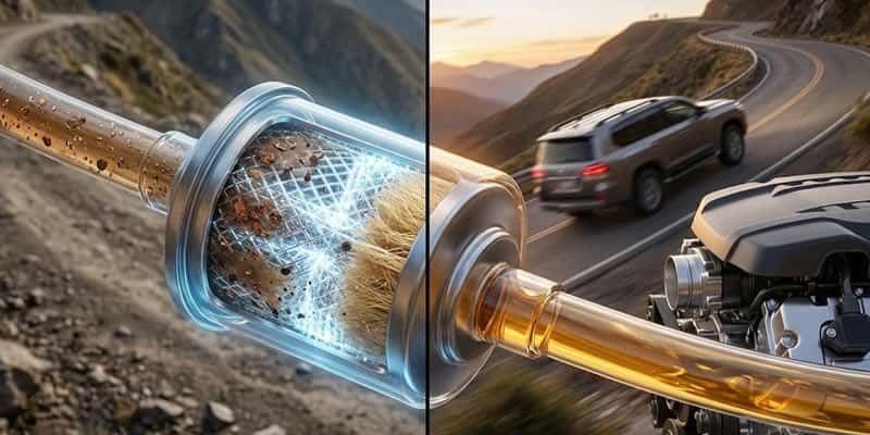 filtro para auto sin suciedad