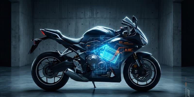 ampareja de una moto