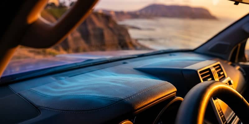 tablero del auto protegerlo de los rayos uv